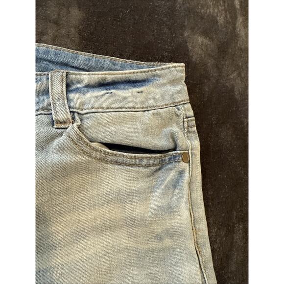 Dollhouse Women's Charley Jeans Denim Distressed Blue Light Wash Size 7 - Picture 10 of 16